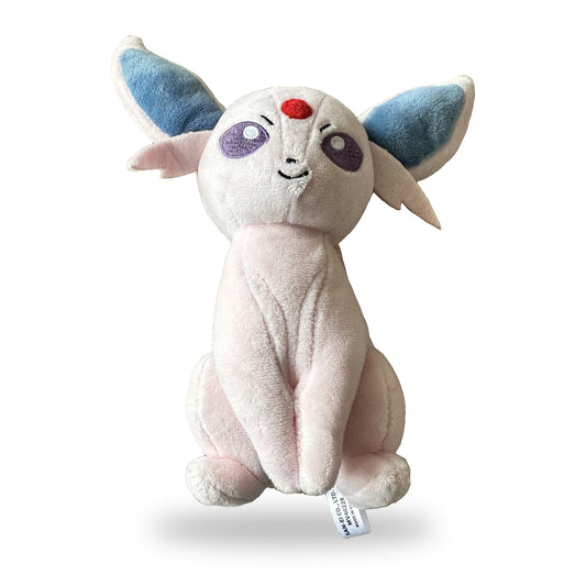 Espeon Pokemon Pluesch Sammelfigur weisser Hintergrund