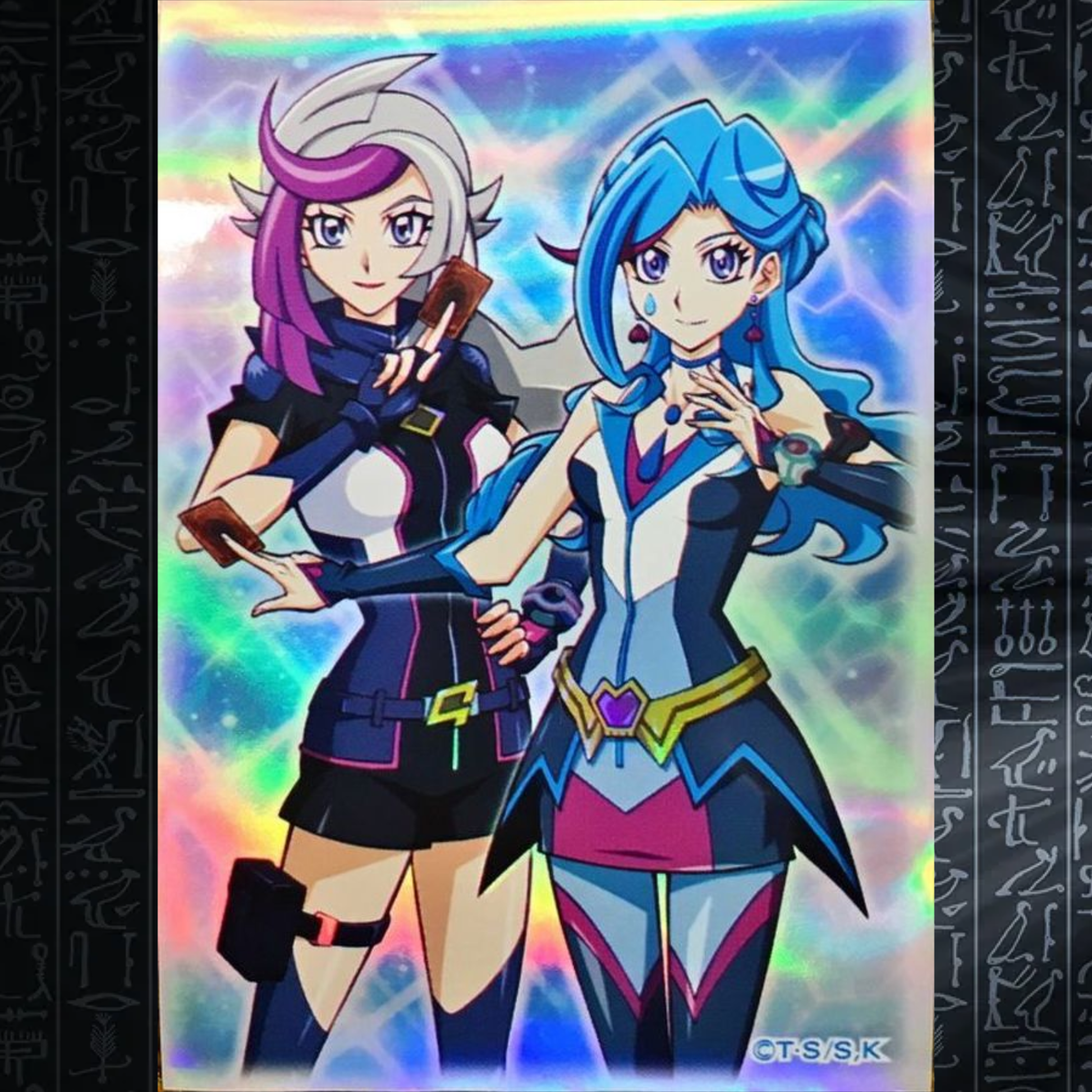 Yu-Gi-Oh! OCG Ghost Gal & Blue Maiden Card Sleeves (70)