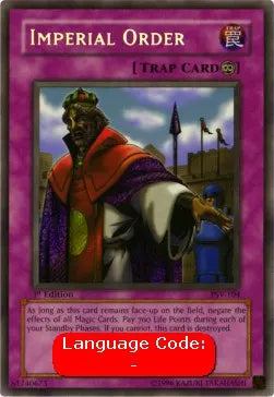 Imperial Order (V.2 - Secret Rare) PSV-104 – Englisch, PL