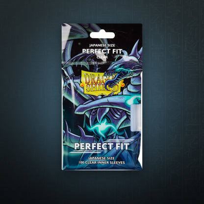 Dragon Shield Japanese Size Perfect Fit Inner Sleeves - Clear (100-Pack) | JUNGCARDS