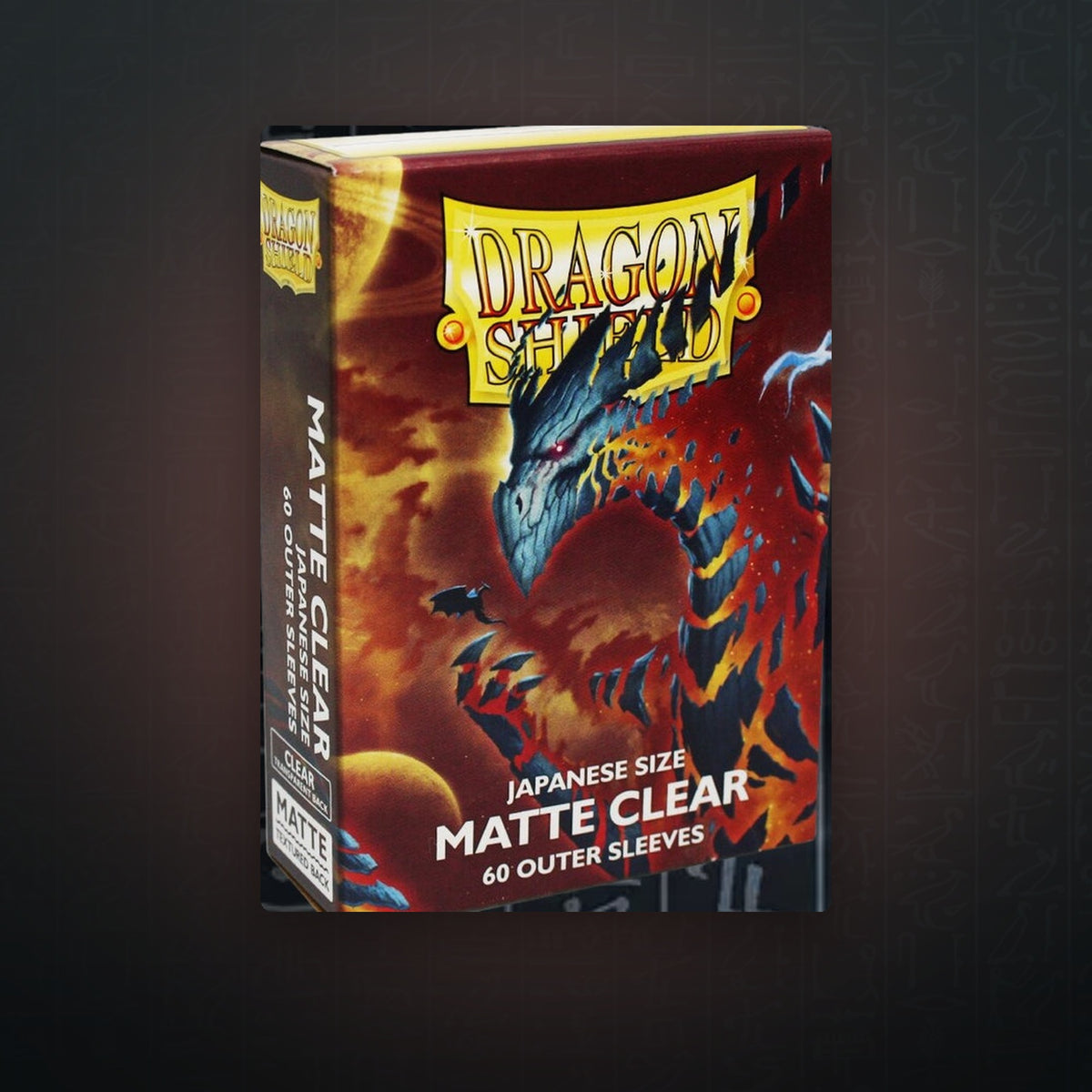 Dragon Shield Japanese Size Matte Clear Outer Sleeves (60-Pack) | JUNGCARDS