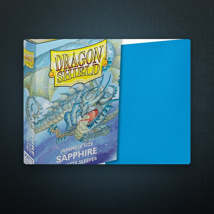 Dragon Shield Japanese Matte Sleeves - Sapphire (60-Pack) | JUNGCARDS