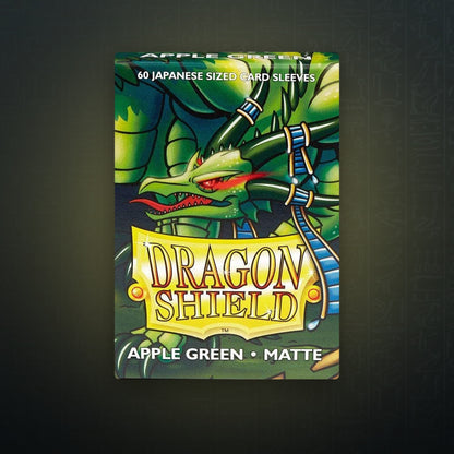 Dragon Shield Matte Japanese Sleeves - Apple Green (60-Pack) | JUNGCARDS
