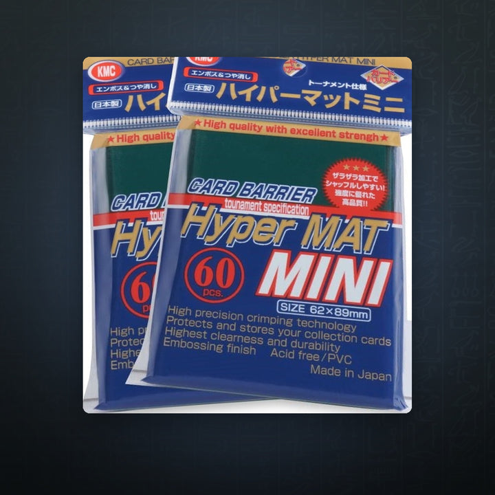KMC Card Barrier - Hyper Matte Mini - Green (60-Pack) | JUNGCARDS