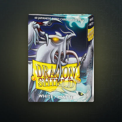 Dragon Shield Matte Japanese Sleeves - White (60-Pack) | JUNGCARDS