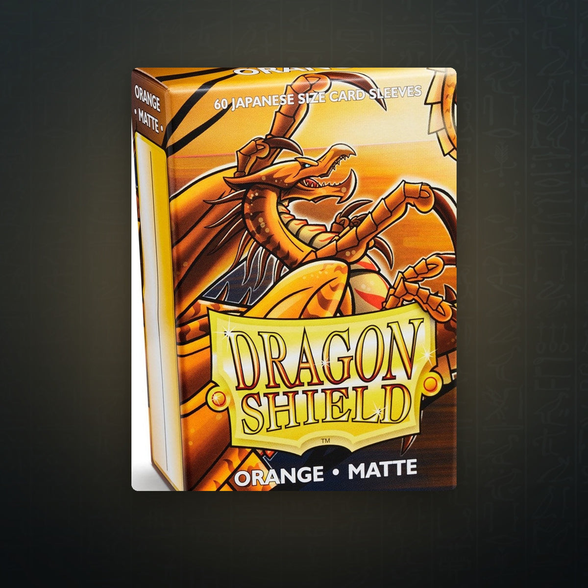 Dragon Shield Matte Japanese Sleeves - Orange (60-Pack) | JUNGCARDS