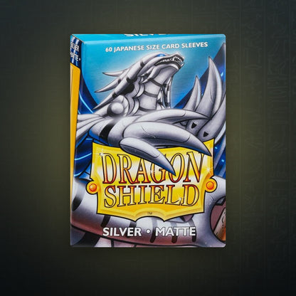 Dragon Shield Matte Japanese Sleeves - Silver (60-Pack) | JUNGCARDS