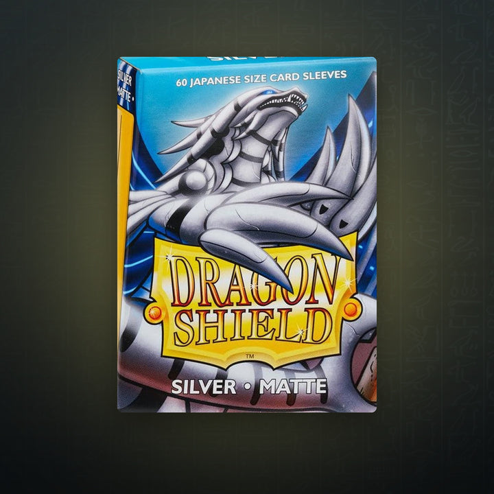 Dragon Shield Matte Japanese Sleeves - Silver (60-Pack) | JUNGCARDS