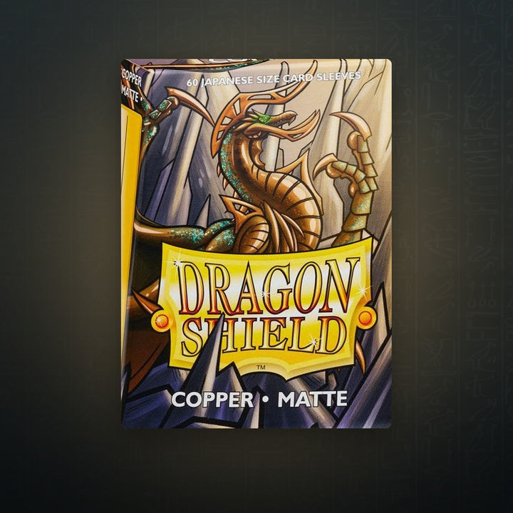 Dragon Shield Matte Japanese Sleeves - Copper (60-Pack) | JUNGCARDS