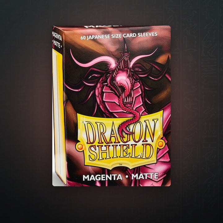 Dragon Shield Matte Japanese Sleeves - Magenta (60-Pack) | JUNGCARDS