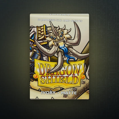 Dragon Shield Matte Japanese Sleeves - Ivory (60-Pack) | JUNGCARDS