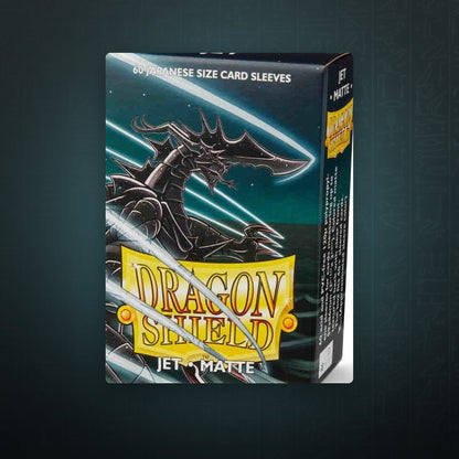 Dragon Shield Matte Japanese Sleeves - Jet (60-Pack) | JUNGCARDS