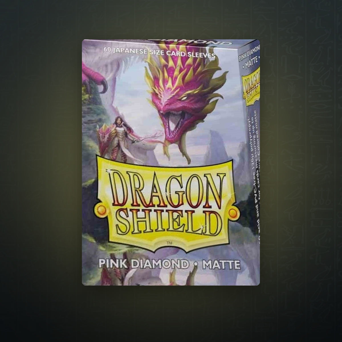 Dragon Shield Matte Japanese Sleeves - Pink Diamond (60-Pack) | JUNGCARDS