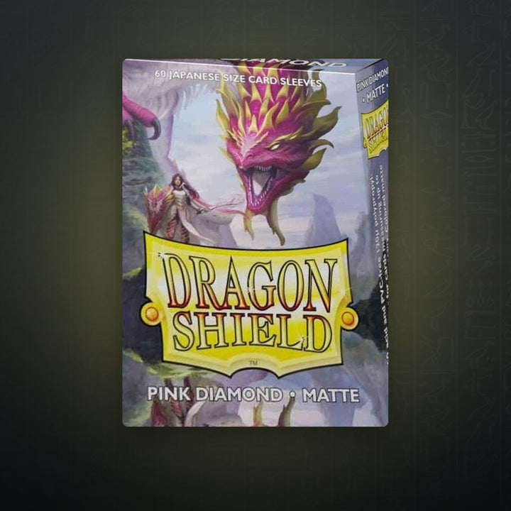 Dragon Shield Matte Japanese Sleeves - Pink Diamond (60-Pack) | JUNGCARDS