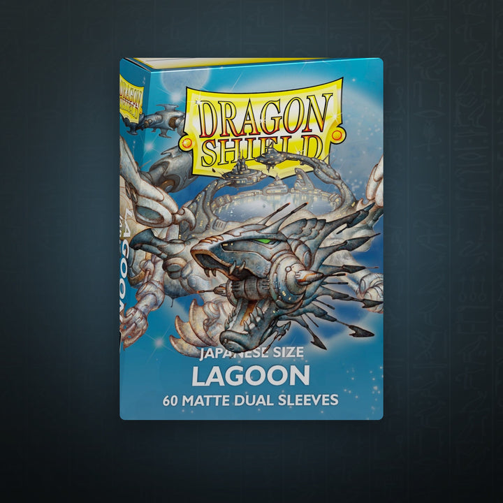 Dragon Shield Dual Matte Japanese Sleeves - Lagoon (60-Pack) | JUNGCARDS