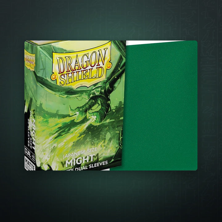 Dragon Shield Dual Matte Japanese Sleeves - Might (60-Pack) | JUNGCARDS