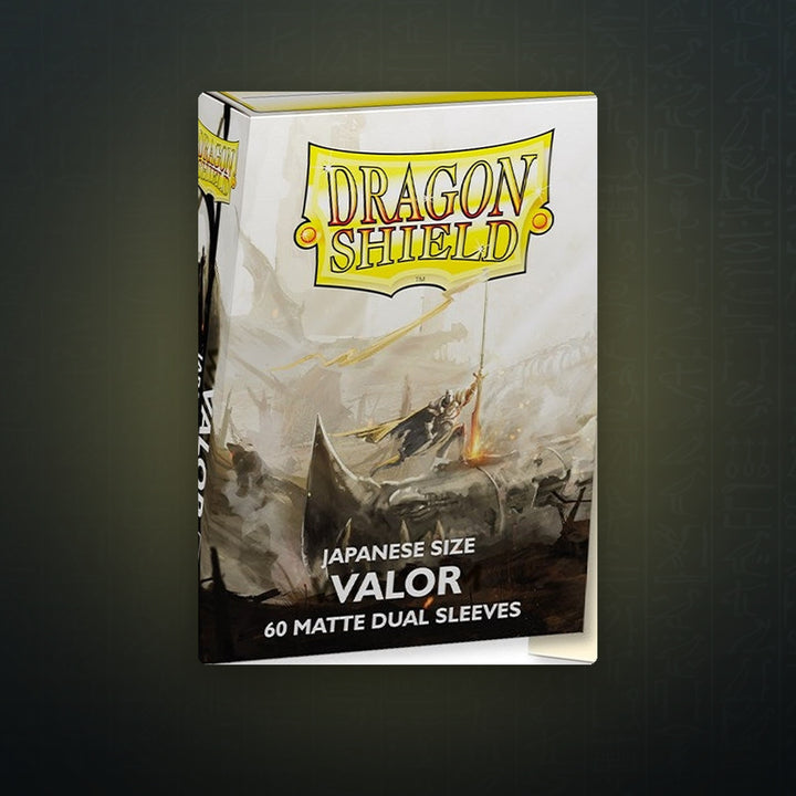 Dragon Shield Dual Matte Japanese Sleeves - Valor (60-Pack) | JUNGCARDS