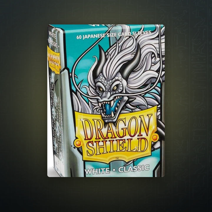 Dragon Shield Classic Japanese Sleeves - White (60-Pack) | JUNGCARDS