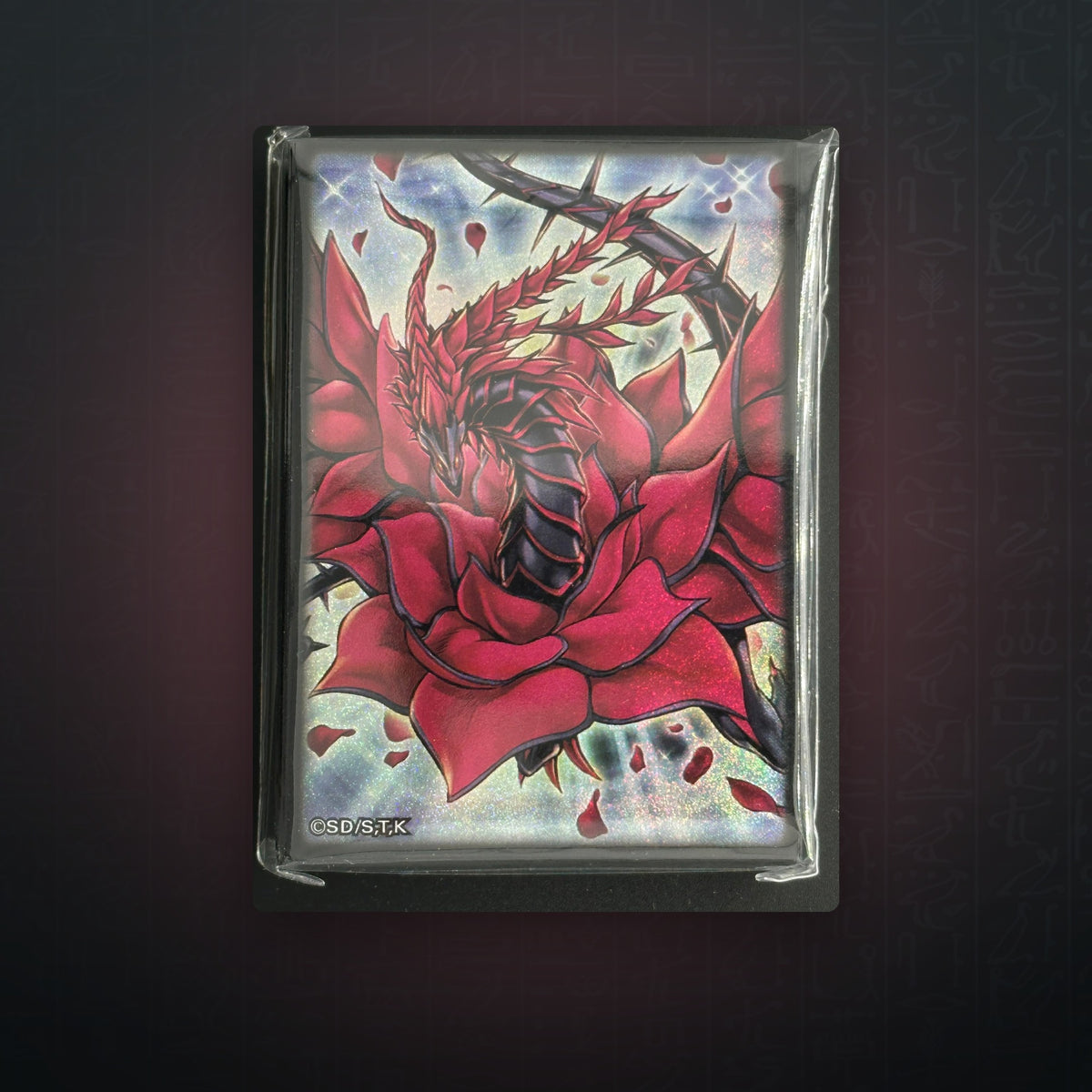 Yu-Gi-Oh! OCG - Schwarzer Rosendrache / Black Rose Dragon Hüllen 70 Signer Box | JUNGCARDS