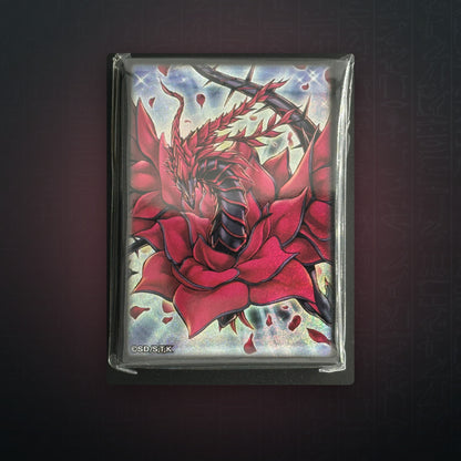 Yu-Gi-Oh! OCG - Schwarzer Rosendrache / Black Rose Dragon Hüllen 70 Signer Box | JUNGCARDS