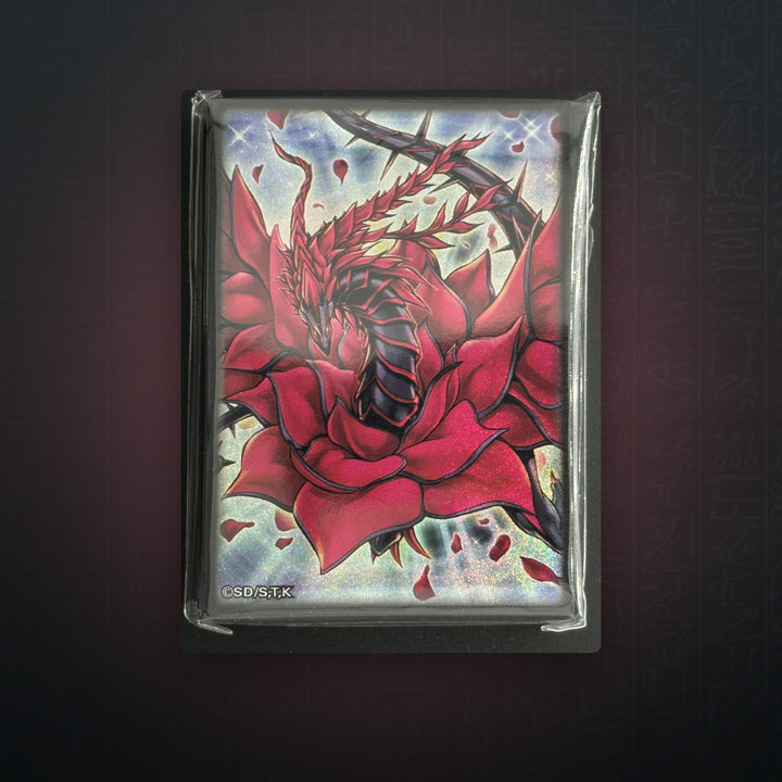 Yu-Gi-Oh! OCG - Schwarzer Rosendrache / Black Rose Dragon Hüllen 70 Signer Box | JUNGCARDS