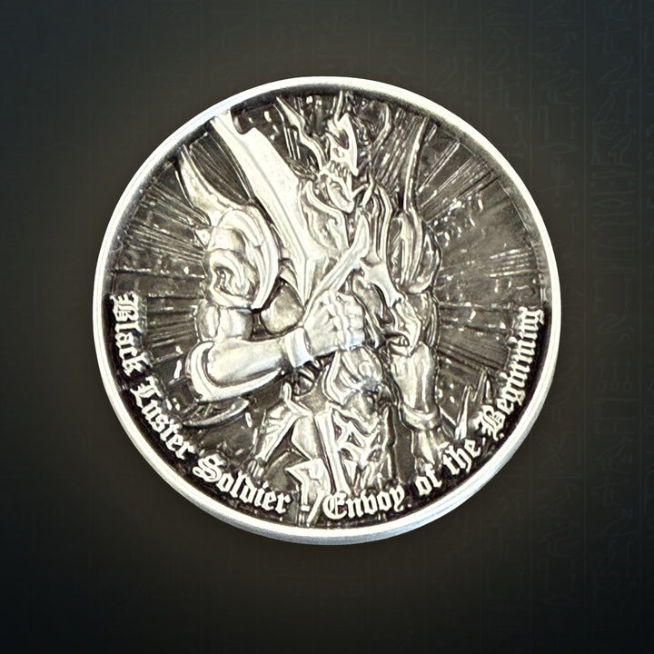 Schwarz Glänzender Soldat / Black Luster Soldier - Gesandter des Anfangs / Envoy of the Beginning Münze (Coin) (Sealed) | JUNGCARDS