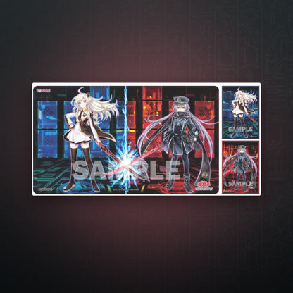 Yu-Gi-Oh! OCG - Sky Striker Ace Raye / Roze Spielmatte + Sleeves Set | JUNGCARDS