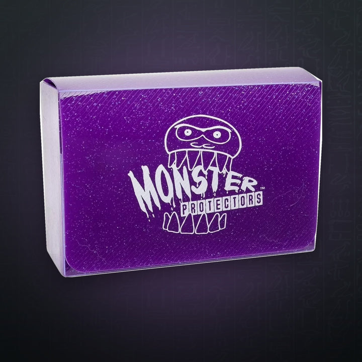 Monster Protectors - Double Magnetic Deck Box Lila Glitter | JUNGCARDS