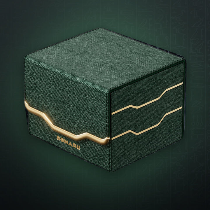 Gatherers' Tavern DOMARU Armory Horizon 100+ Deck Box - Malachite | JUNGCARDS