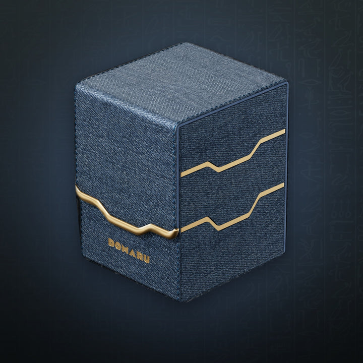 Gatherers' Tavern DOMARU Vertex 100+ Deck Box - Lazulite | JUNGCARDS