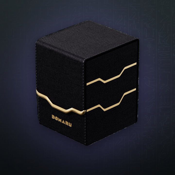 Gatherers' Tavern DOMARU Vertex 100+ Deck Box - Obsidian | JUNGCARDS