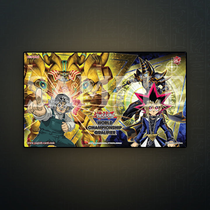 Yu-Gi-Oh! TCG - Win-A-Mat WCQ 2024 Solomon & Yugi Playmat | JUNGCARDS