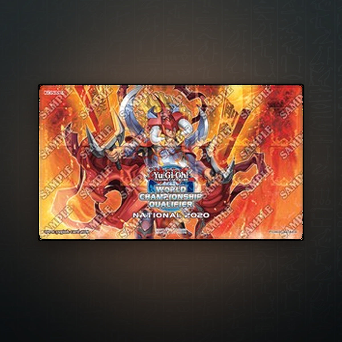 Yu-Gi-Oh! TCG - National 2020 WCQ Ferocious Flame Swordsman Playmat | JUNGCARDS