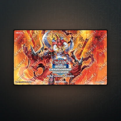 Yu-Gi-Oh! TCG - National 2020 WCQ Ferocious Flame Swordsman Playmat | JUNGCARDS