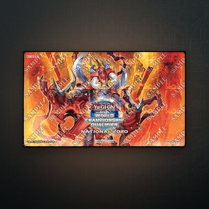 Yu-Gi-Oh! TCG - National 2020 WCQ Ferocious Flame Swordsman Playmat | JUNGCARDS