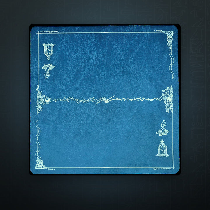 Yggdrasil Materias Cloth Playmat - M1 Blue (JUNGCARDS Exclusive) | JUNGCARDS