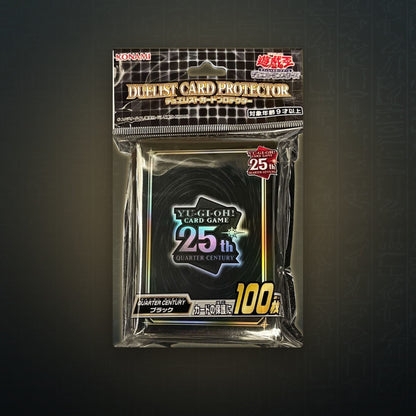 Yu-Gi-Oh! - 25th Quarter Century Black Hüllen / Sleeves (15) - Japanese Size - Gebraucht | JUNGCARDS