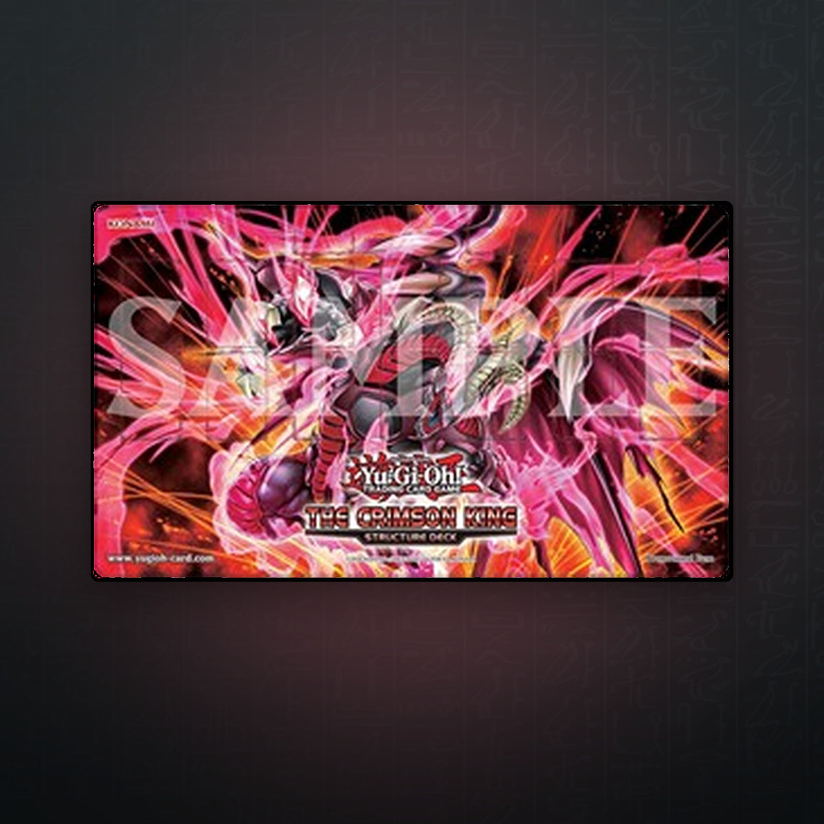 Yu-Gi-Oh! TCG - Structure Deck: The Crimson King Release Event Playmat (Used) | JUNGCARDS