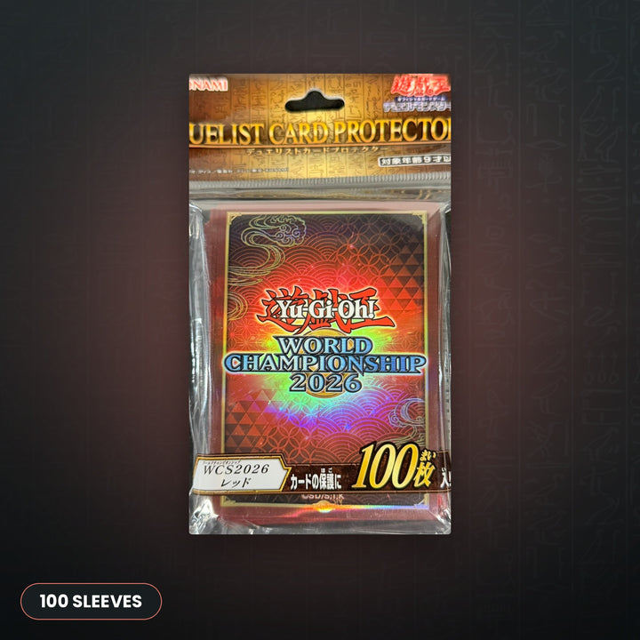 Yu-Gi-Oh! OCG - World Championship 2026 Sleeves Red Hüllen / Sleeves (100) - Japanese Size | JUNGCARDS