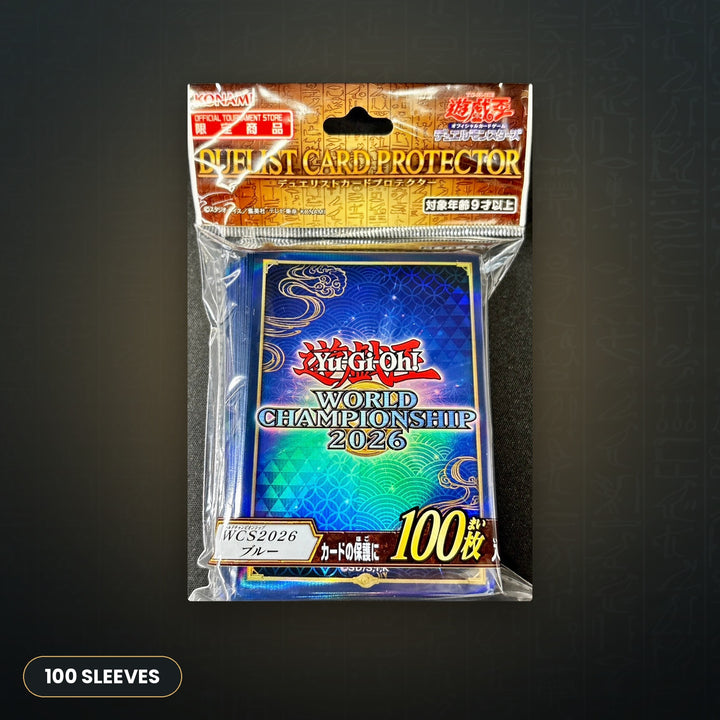 Yu-Gi-Oh! OCG - World Championship 2026 (WCS) Blue Hüllen / Sleeves (100) - Japanese Size | JUNGCARDS