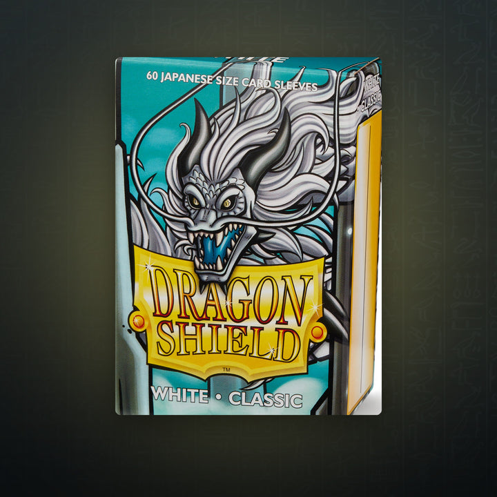 Dragon Shield Classic Japanese Sleeves - White (60-Pack) | JUNGCARDS