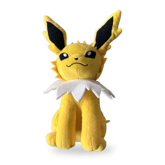Jolteon Pokemon Pluesch Sammelfigur weisser Hintergrund