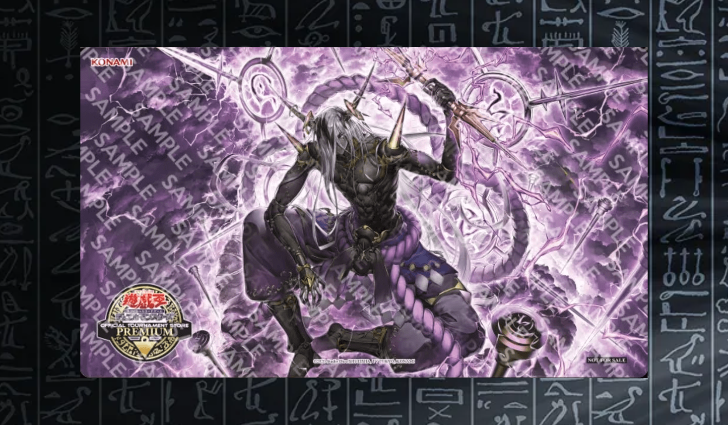 Yu-Gi-Oh OCG Juraishin the Cursed Thunder God Spielmatte China Tournament Prize