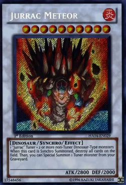 Jurrac Meteor HA04-029 Secret Rare – Englisch, NM, American version, 1. Auflage