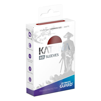 Ultimate Guard Katana Sleeves Japanese Size 60 - Red