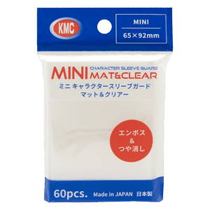 Yu-Gi-Oh! OCG - KMC Character Guard Mini Mat and Clear Sleeves Hüllen / Sleeves - Japanese Size