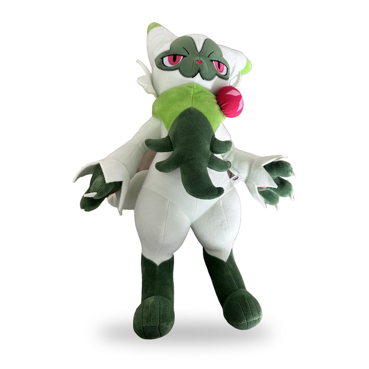 Maskagato Pokemon Pluesch Sammelfigur weisser Hintergrund