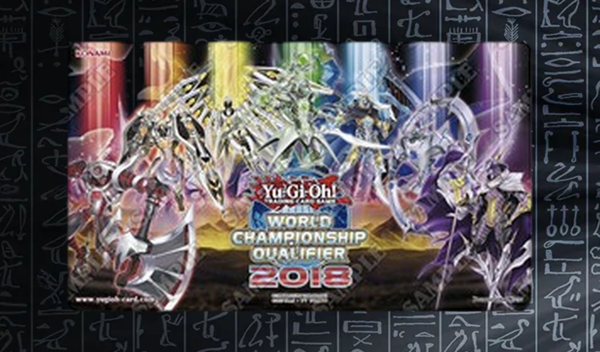 Yu-Gi-Oh TCG Mekk-Knight WCQ 2018 Participation Playmat Sealed
