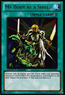 My Body as a Shield GLD3-041 Gold Rare – Englisch, NM