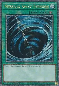 Mystical Space Typhoon (V.5 - Quarter Century Secret Rare) RA02-048 – Deutsch, NM, 1. Auflage